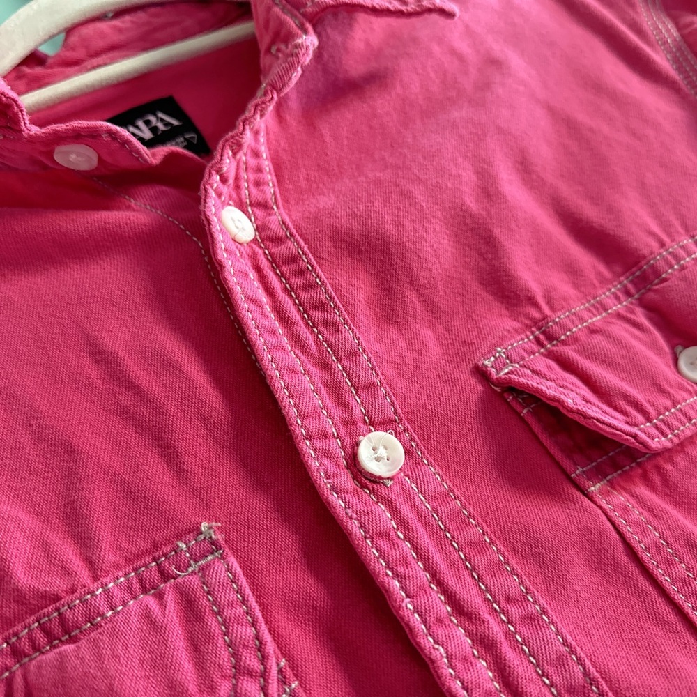 Pink Zara Over Shirt
